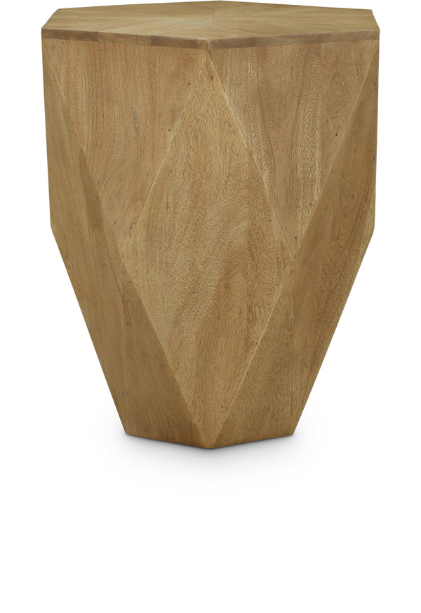 Diamante Oak End Table