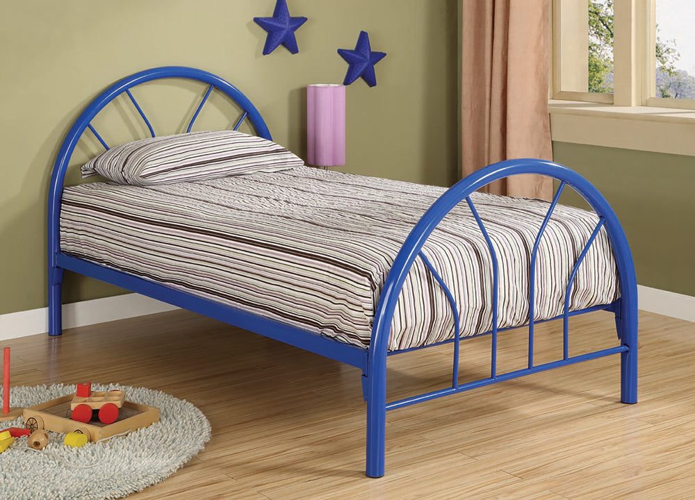 Marjorie Twin Platform Bed Blue