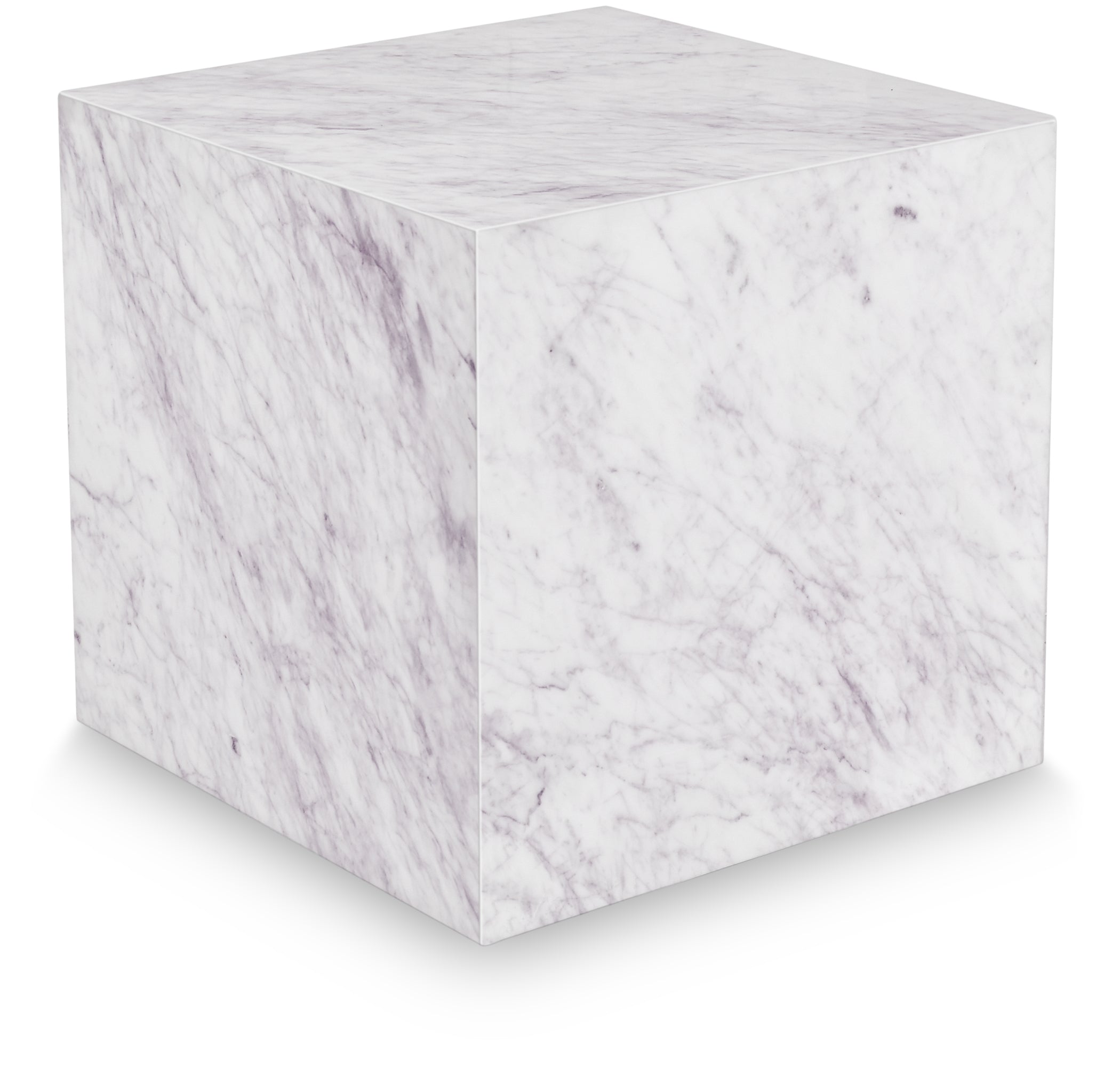 Bolzano White End Table