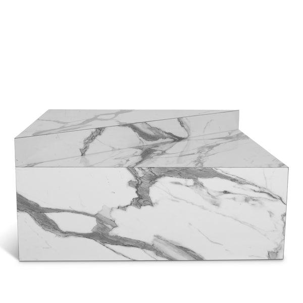 Aritzia White Faux Marble Coffee Table