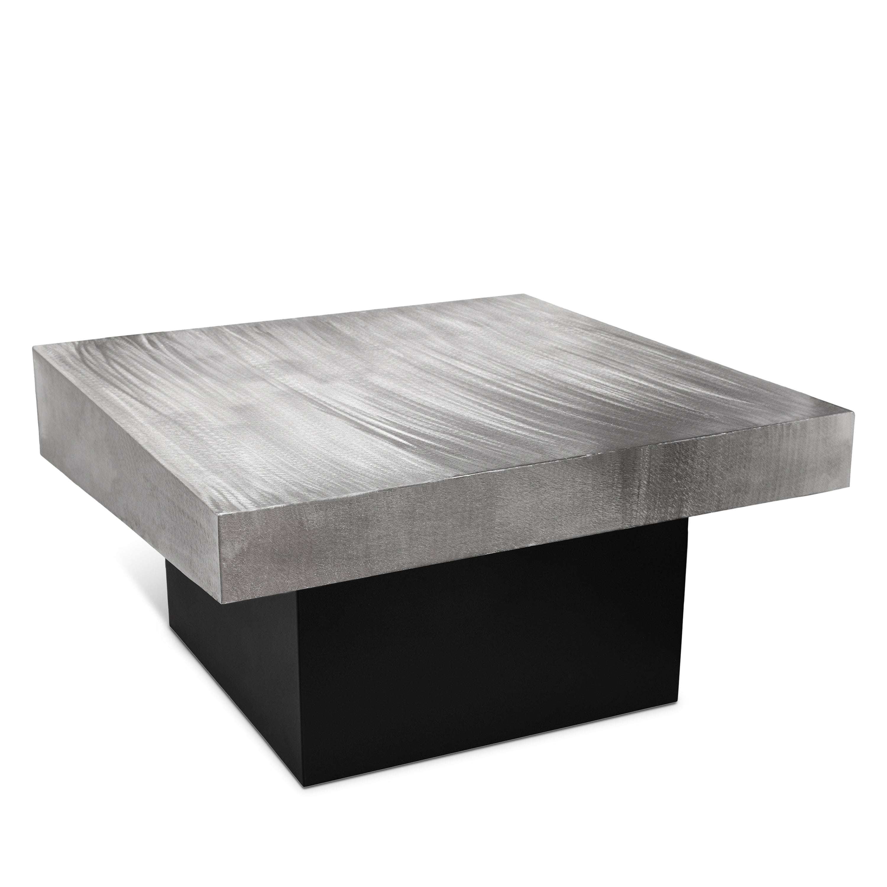 Palladium Silver Coffee Table