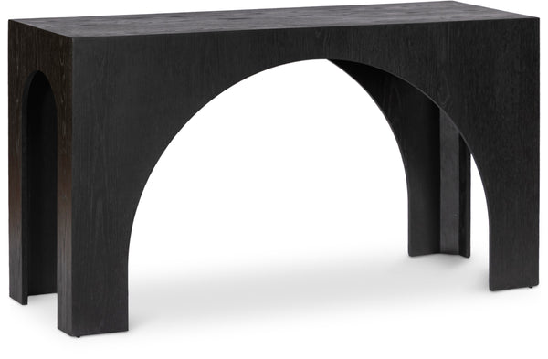 Arch Black Console Table