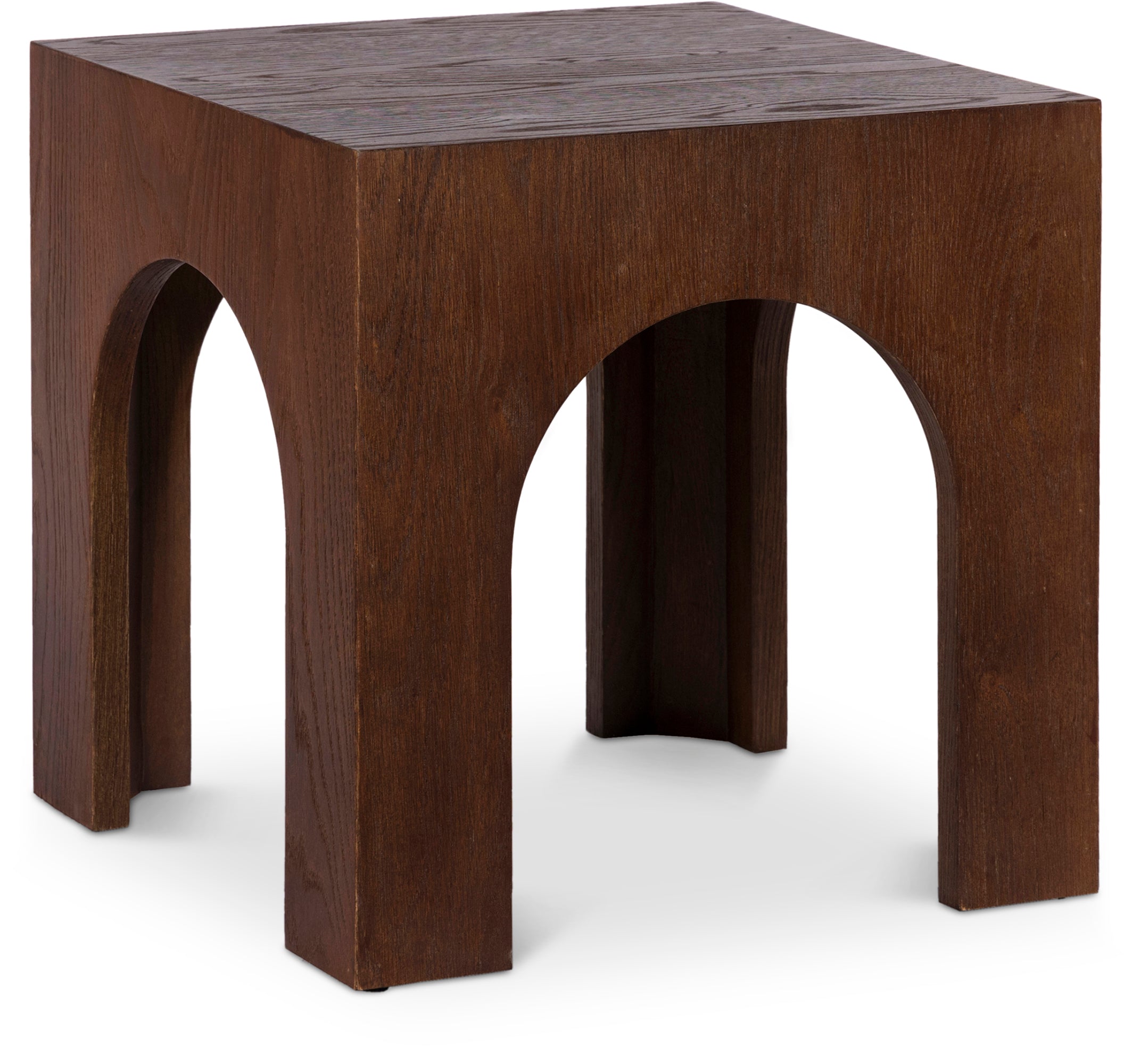 Arch Brown End Table