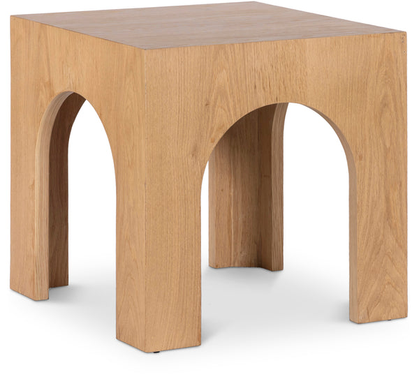 Arch Oak End Table