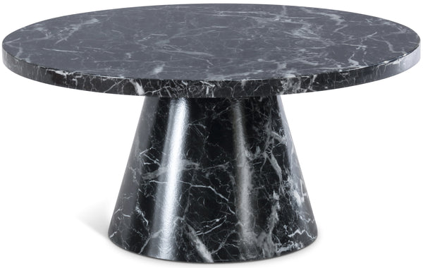 Omni Black Faux Marble Coffee Table