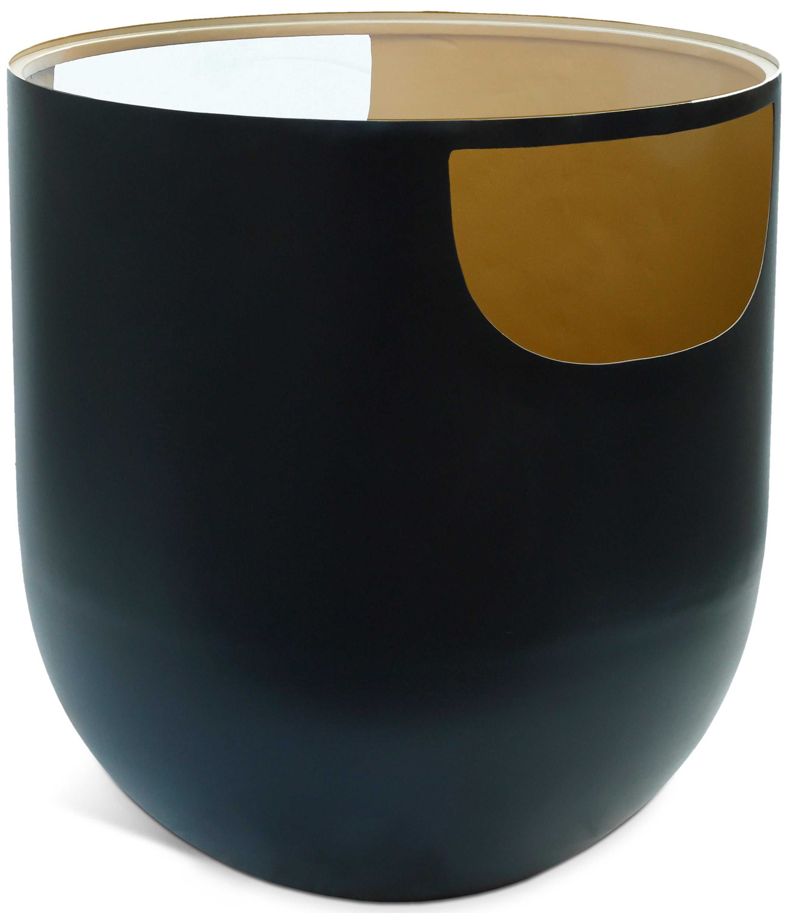 Doma Black / Gold End Table