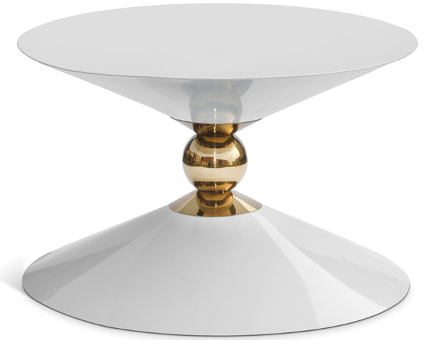 Malia White / Gold Coffee Table