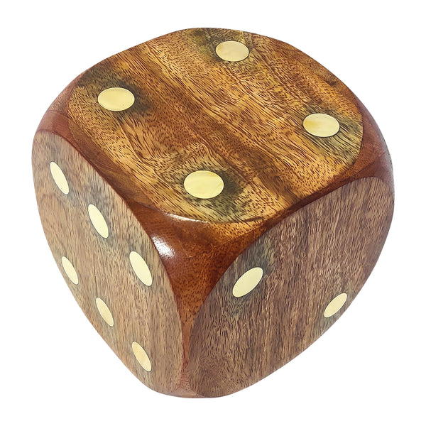 Wood, 5x5 Dice, Antique Brown