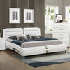 Jeremaine Eastern King Upholstered Bed White