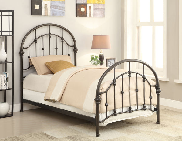 Rowan Twin Bed Dark Bronze