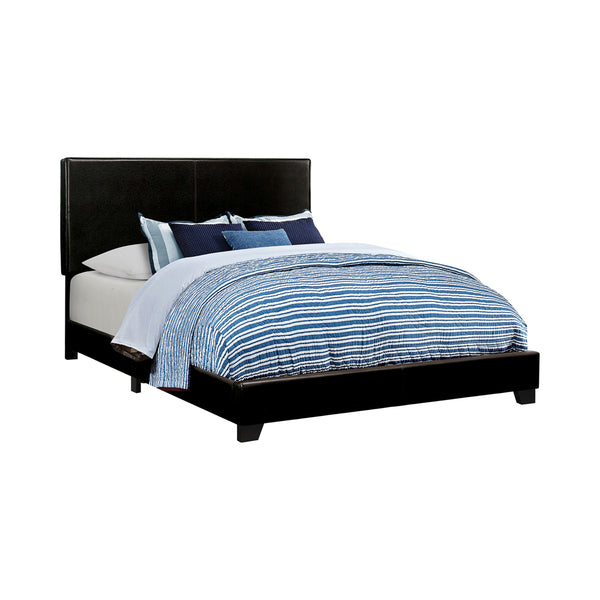 Dorian Upholstered Full Bed Black