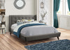 Carrington Button Tufted Full Bed Grey