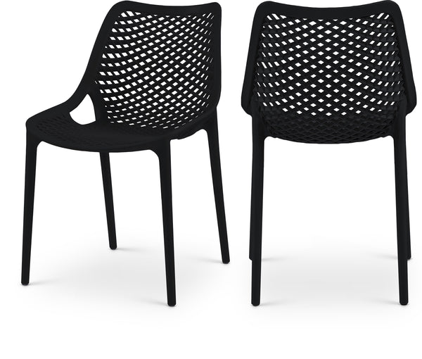 Mykonos Black Outdoor Patio Dining Chair