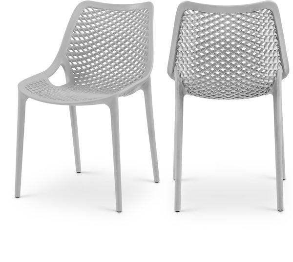 Mykonos Grey Outdoor Patio Dining Chair