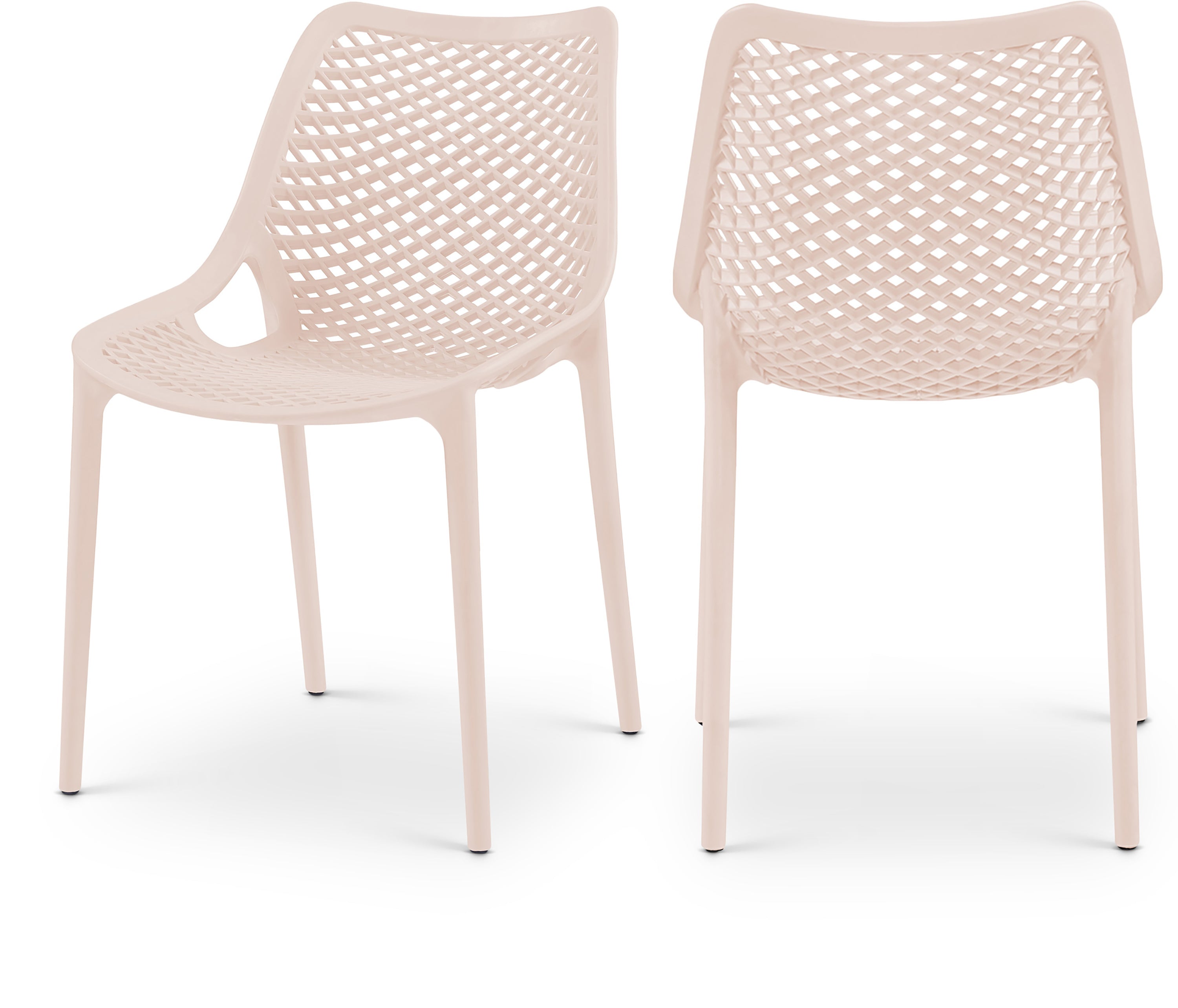 Mykonos Pink Outdoor Patio Dining Chair