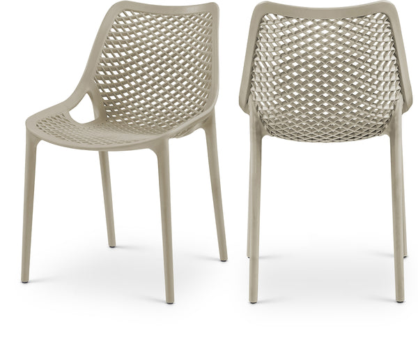 Mykonos Taupe Outdoor Patio Dining Chair