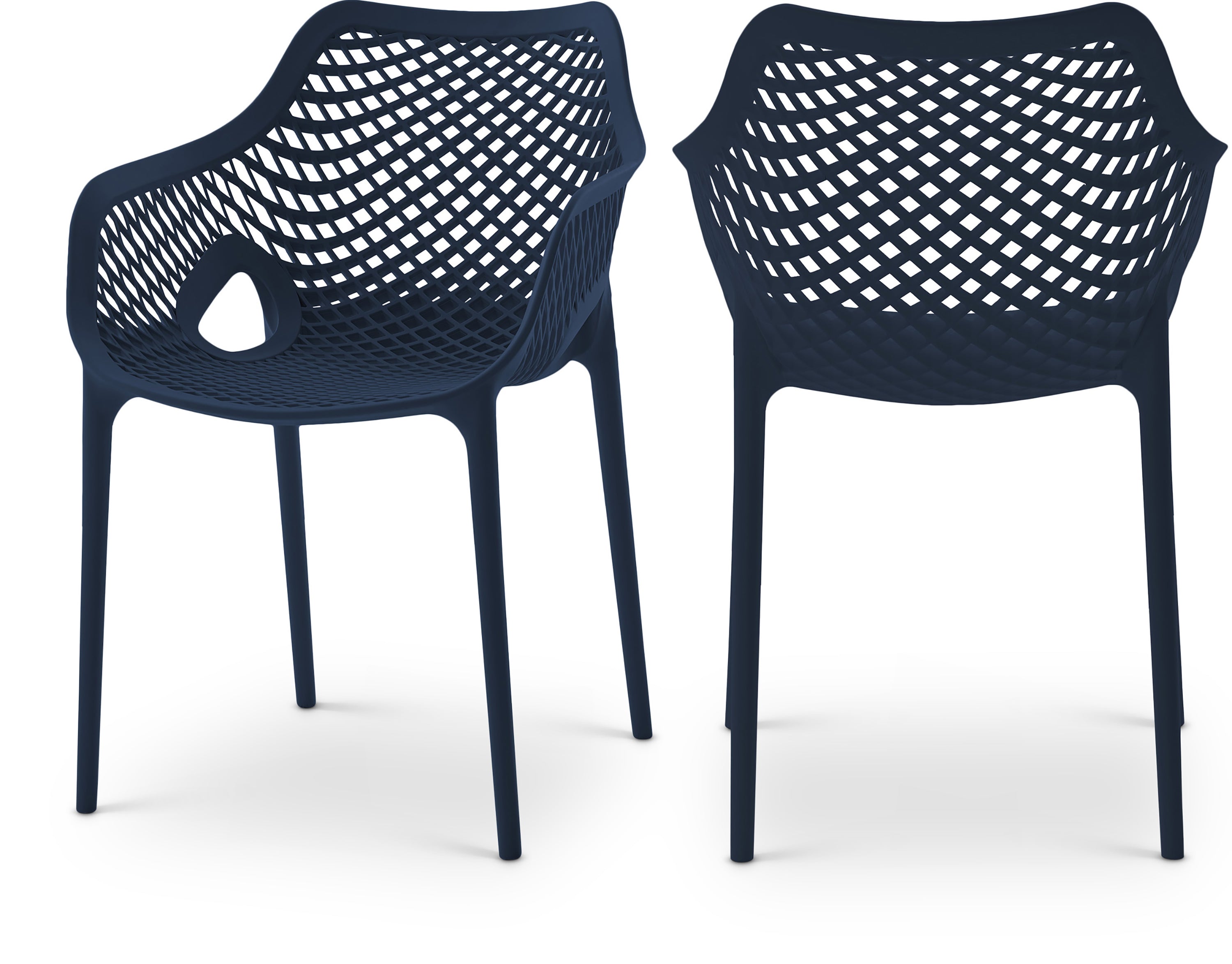 Mykonos Navy Outdoor Patio Dining Chair