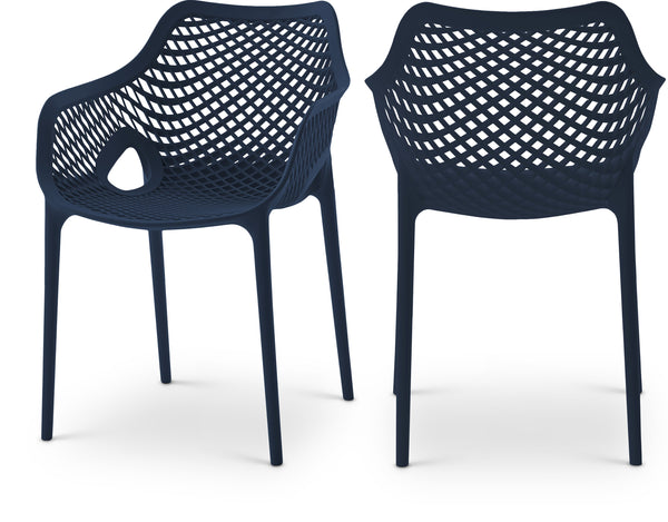 Mykonos Navy Outdoor Patio Dining Chair