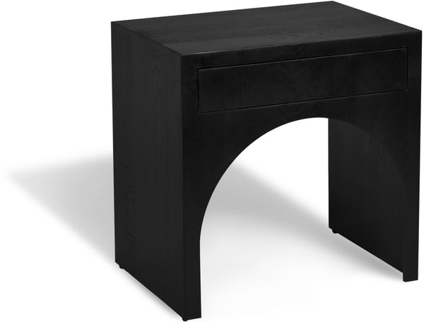 June Black Oak Night Stand