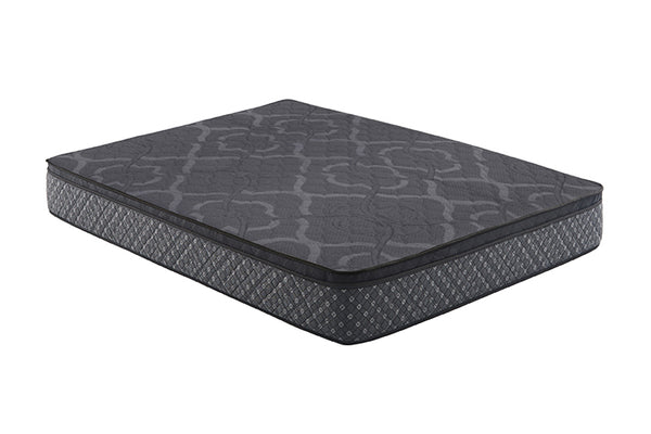 Bellamy 12" Twin Mattress Grey and Black