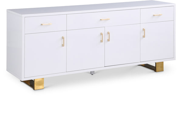 Excel White Lacquer Sideboard/Buffet