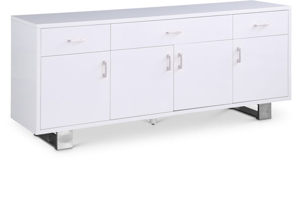 Excel White Lacquer Sideboard/Buffet