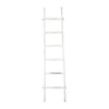 Wooden , Decorative 76" Ladder, White