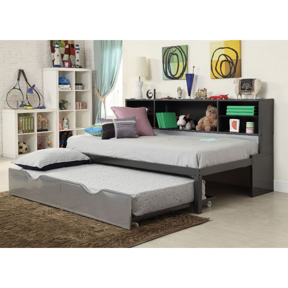 Renell Twin Bed W/Trundle & Storage