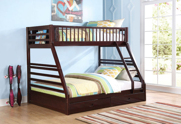 Jason Bunk Bed (T Xl/Q) W/Storage