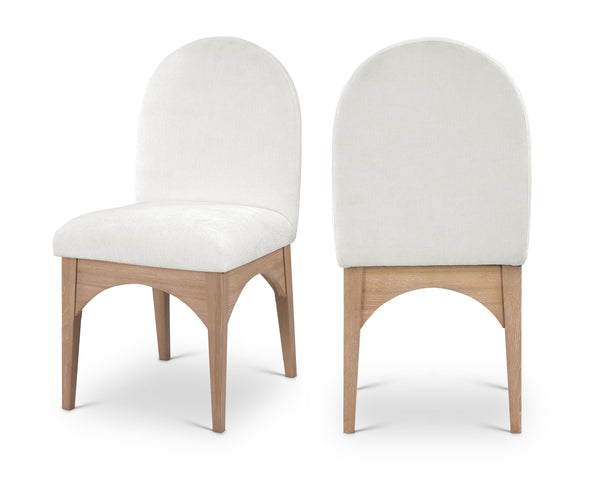 Waldorf Cream Chenille Fabric Dining Chair