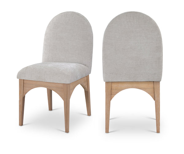 Waldorf Grey Chenille Fabric Dining Chair