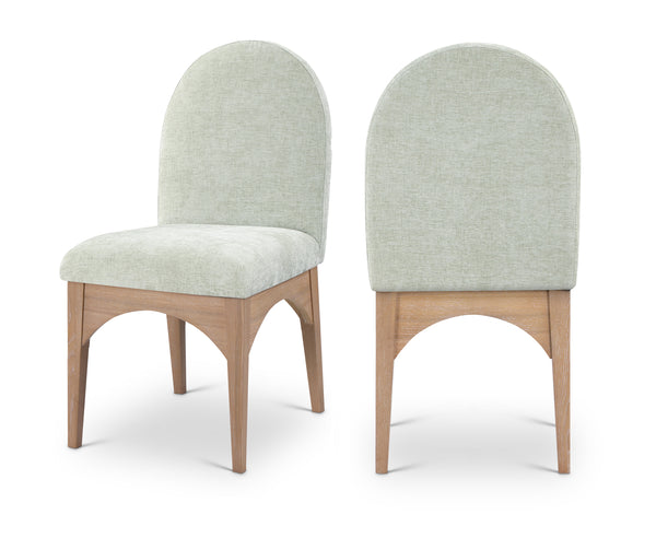 Waldorf Mint Chenille Fabric Dining Chair