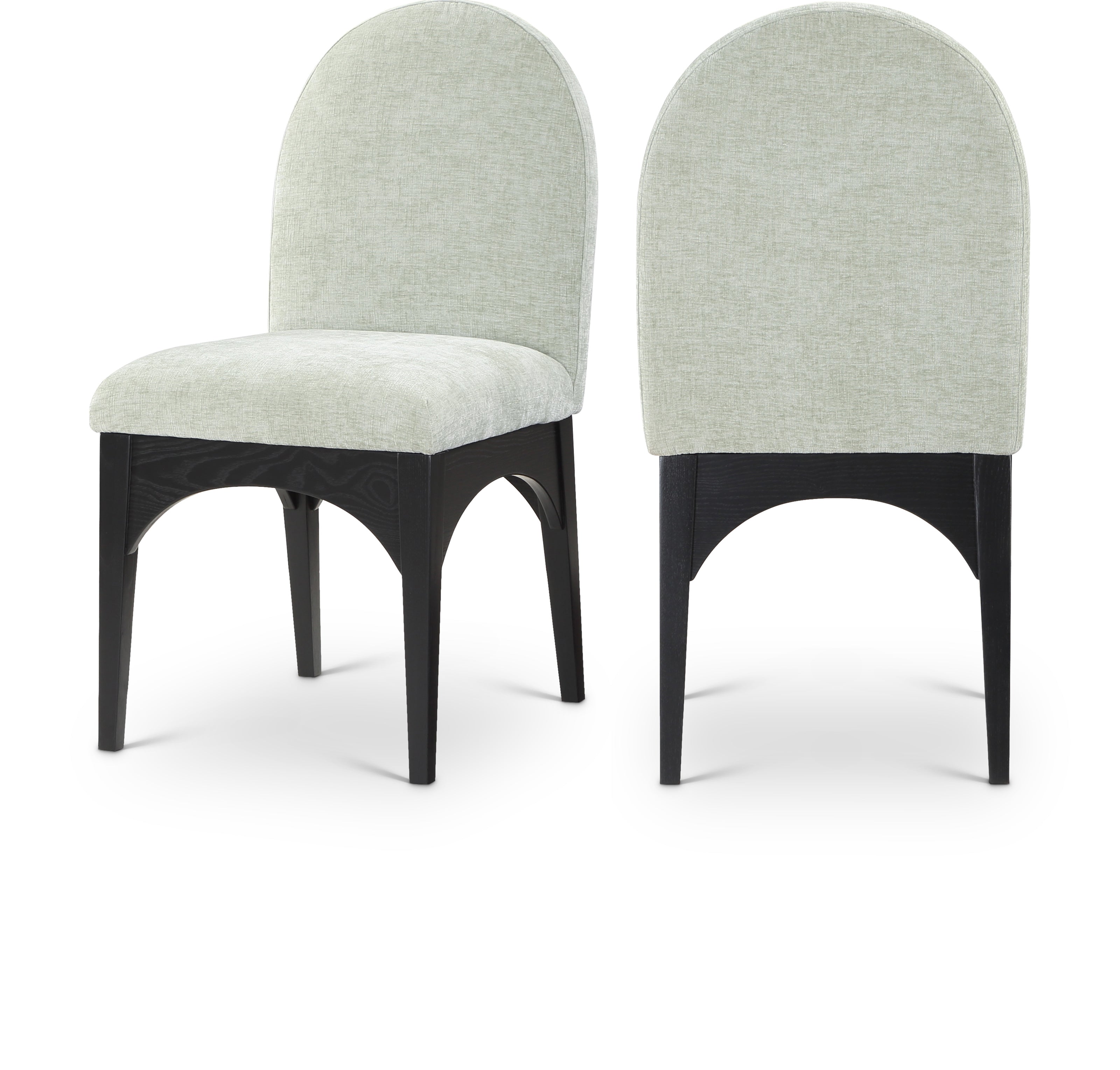 Waldorf Mint Chenille Fabric Dining Chair