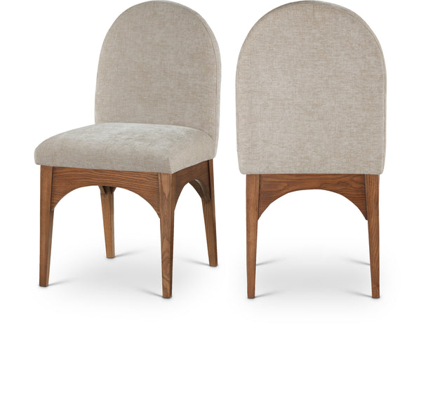 Waldorf Beige Chenille Fabric Dining Chair