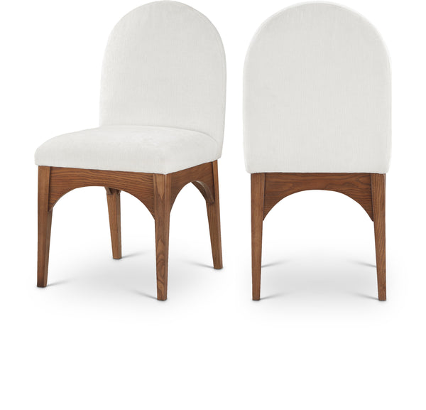 Waldorf Cream Chenille Fabric Dining Chair