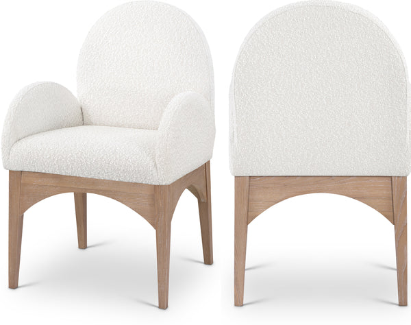 Waldorf Cream Boucle Fabric Dining Chair