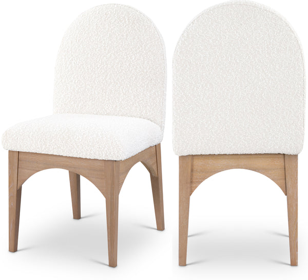 Waldorf Cream Boucle Fabric Dining Chair