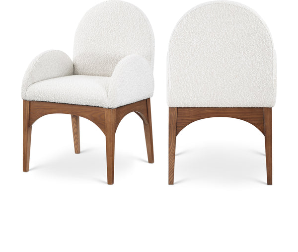 Waldorf Cream Boucle Fabric Dining Chair