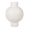 Cer, 18"h Bubble Vase, Creme