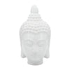 Ceramic 10" Buddha Head, White