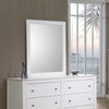 Selena Rectangular Dresser Mirror Cream White