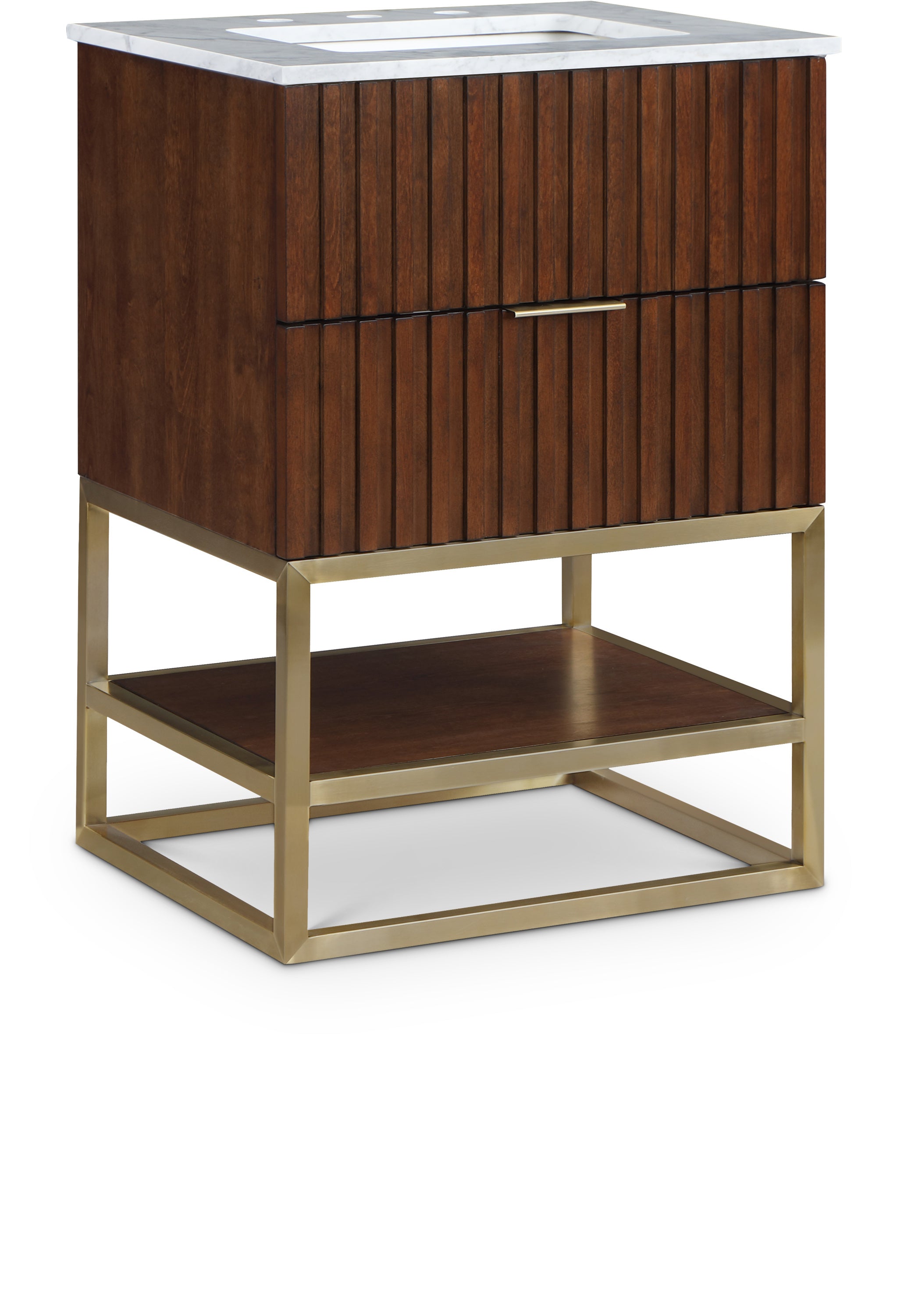 Monad Walnut Bathroom Vanity