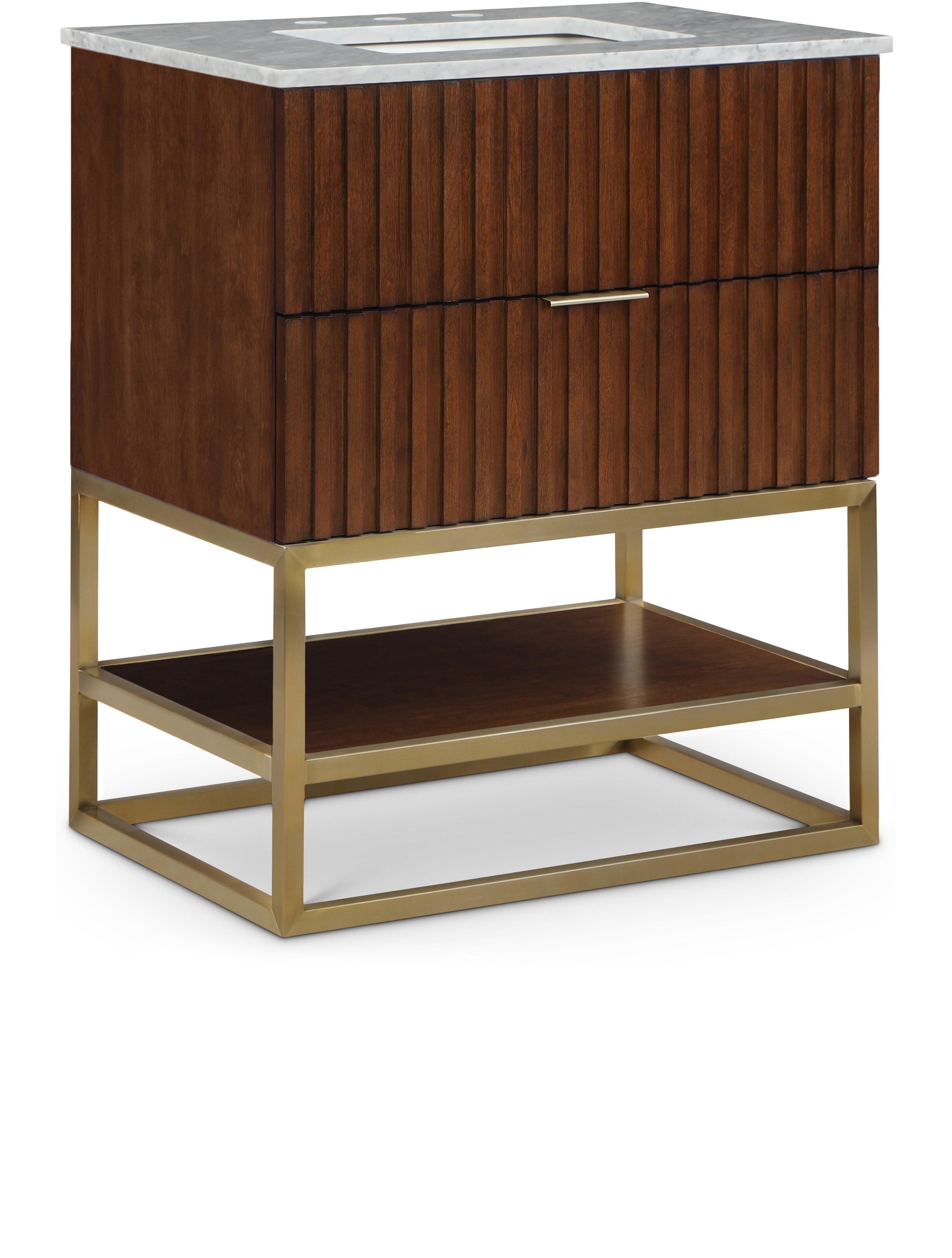 Monad Walnut Bathroom Vanity