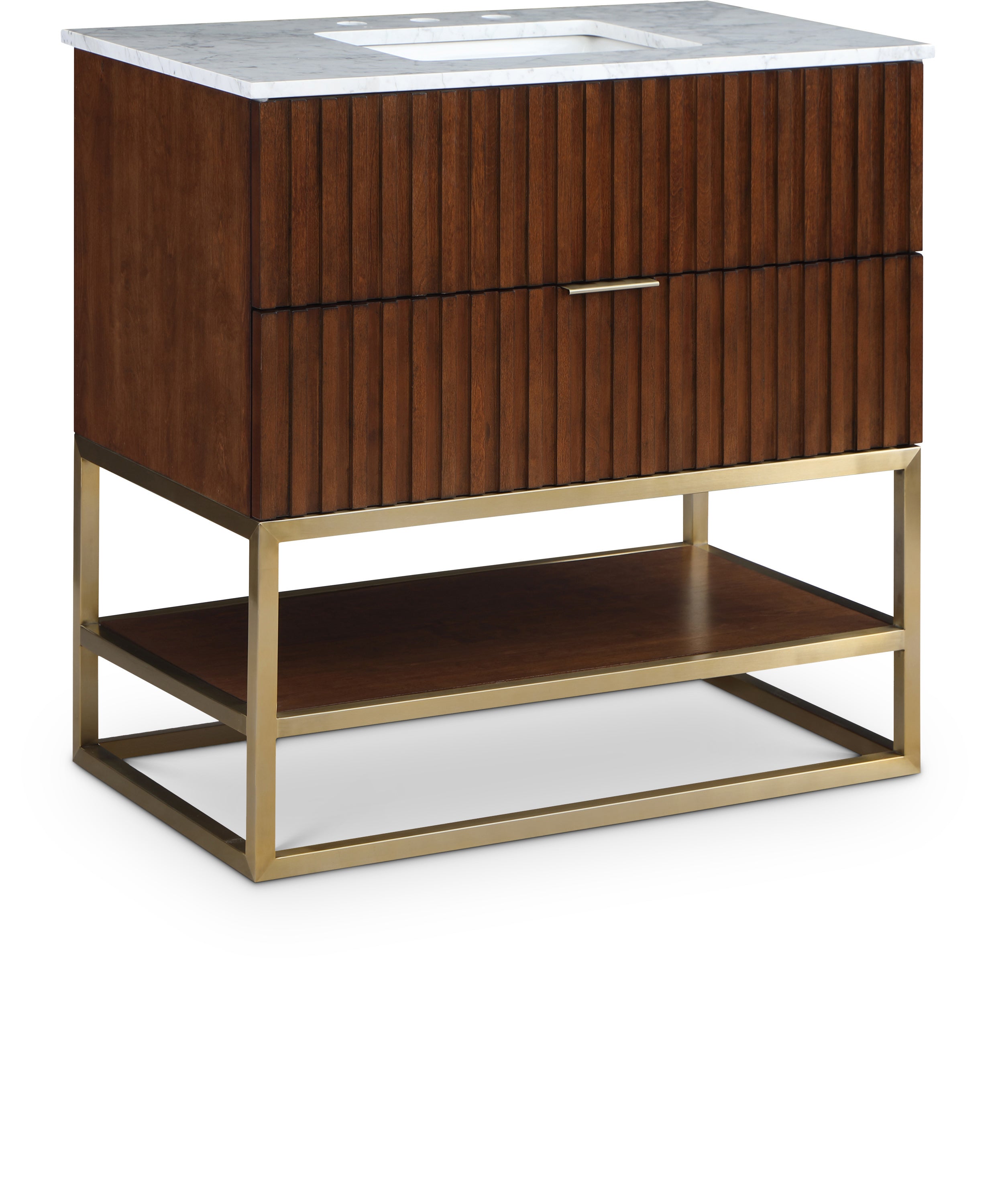 Monad Walnut Bathroom Vanity