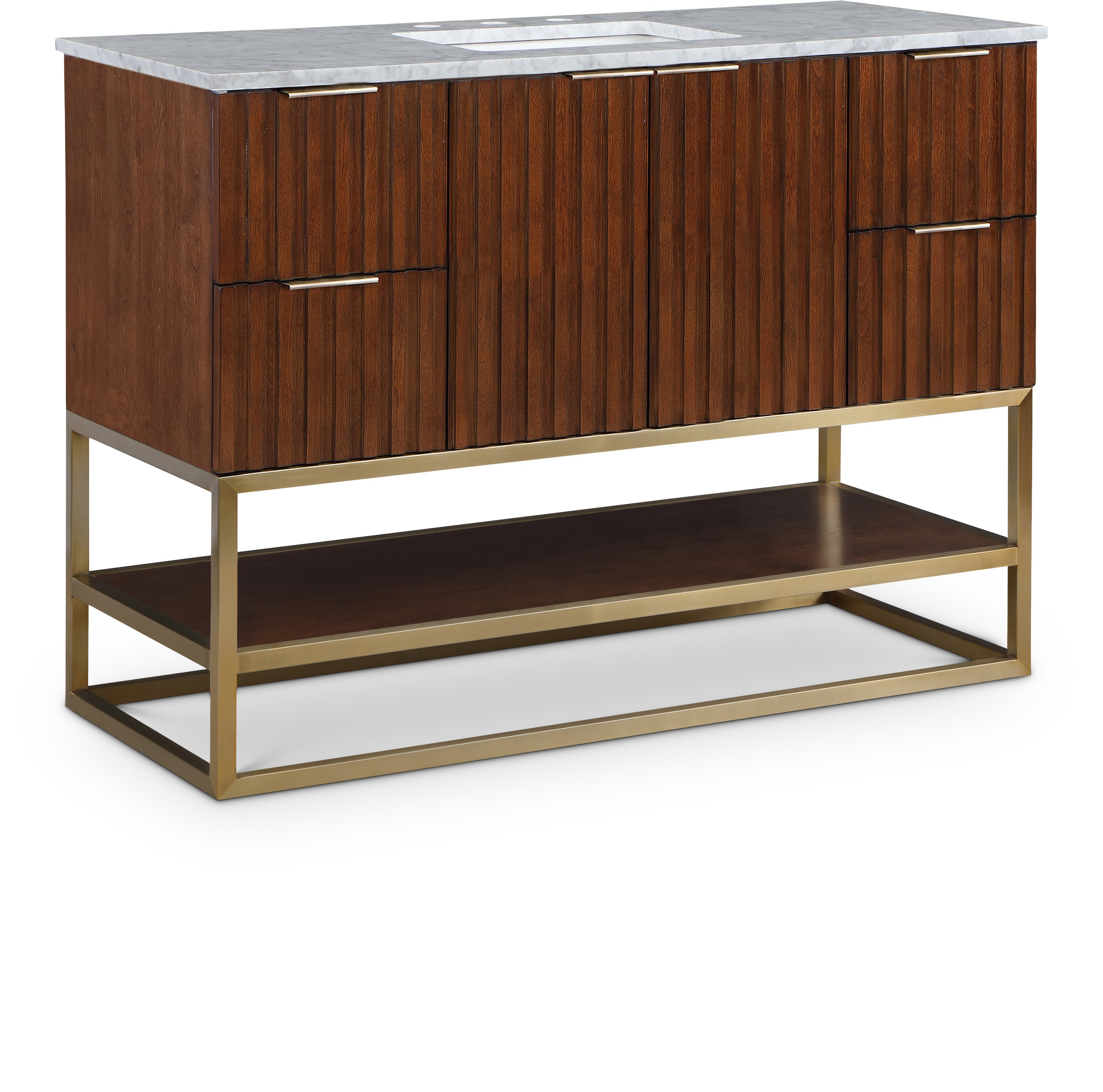 Monad Walnut Bathroom Vanity