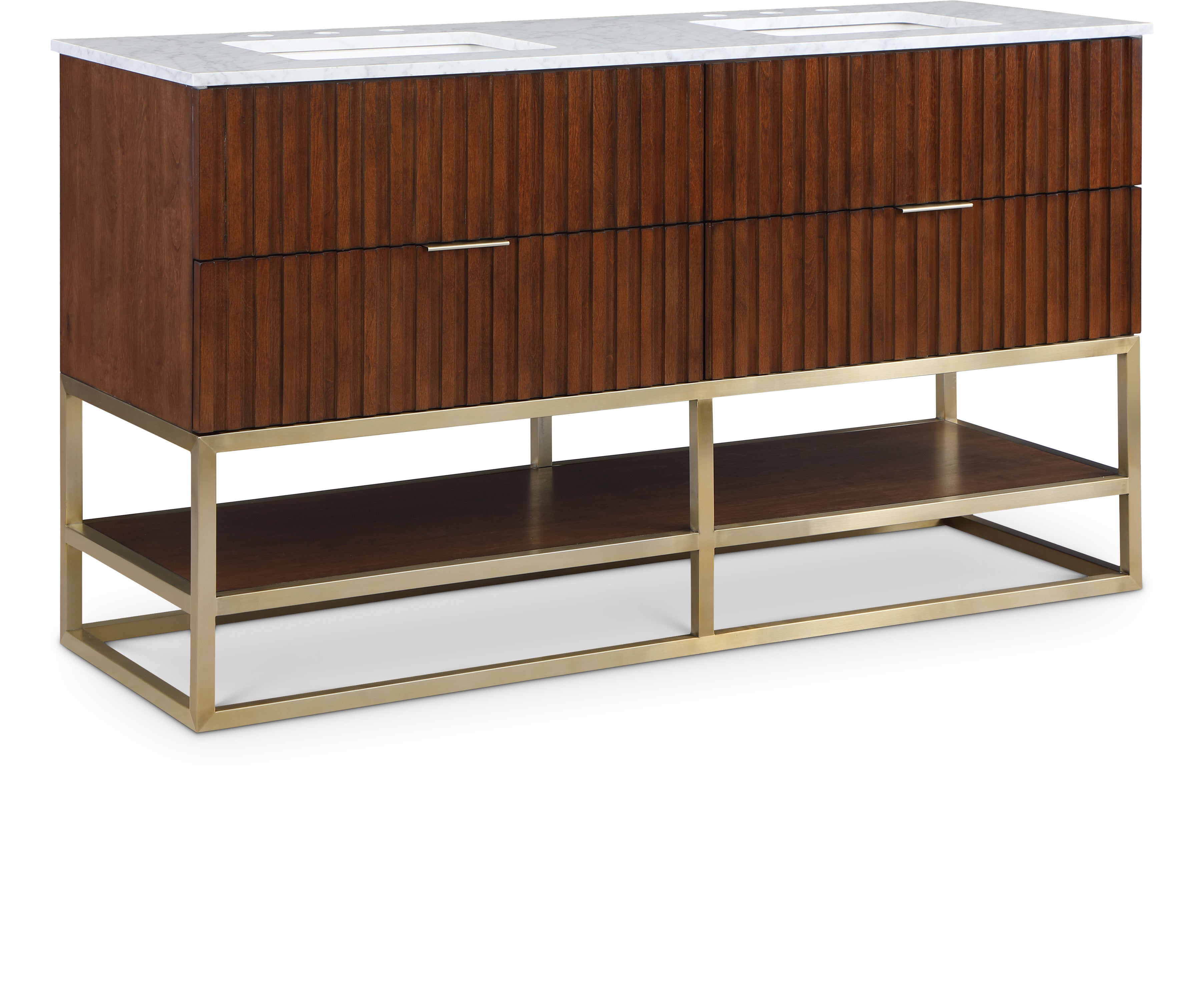 Monad Walnut Bathroom Vanity