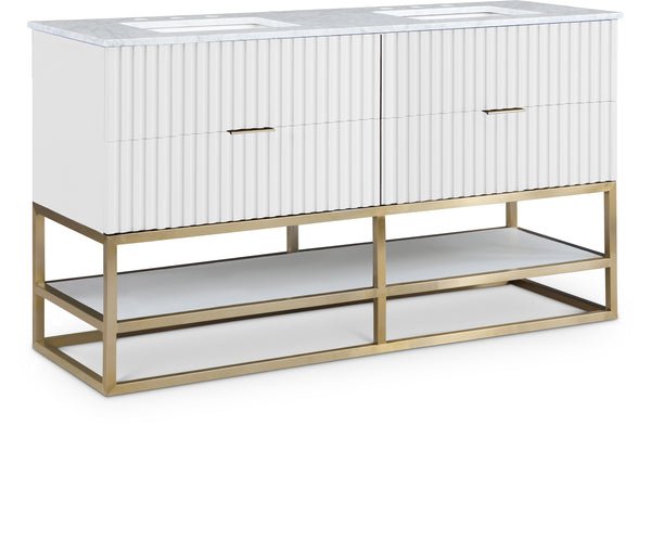 Monad White Bathroom Vanity