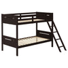 Littleton Twin Over Twin Bunk Bed Espresso