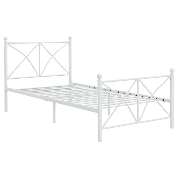 Hart Twin Platform Bed White