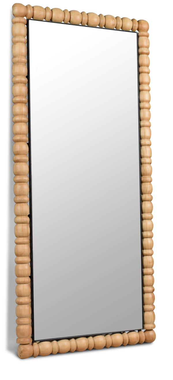 Aubrey Bleached Natural Oak Mirror